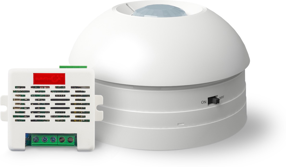 BuildTrack PIR Wireless Motion Sensor One Switch Control Wireless Sensor Security System